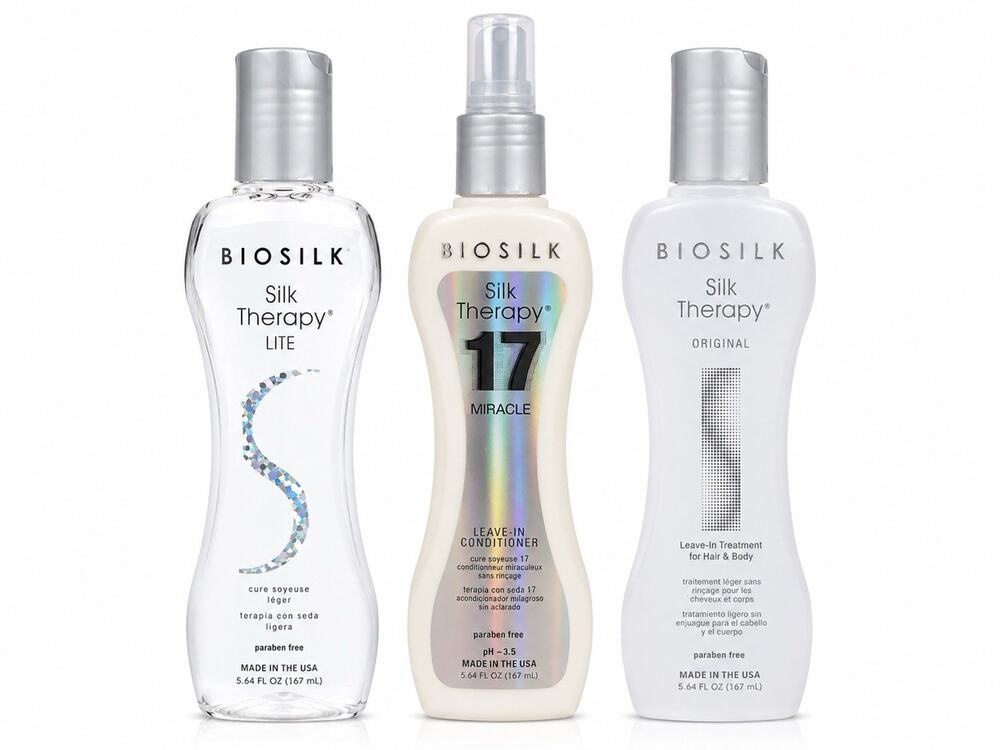 BioSilk Silk Therapy Trio Original Lite 17 Miracle Leave-In Treatment 3 x 5.64oz